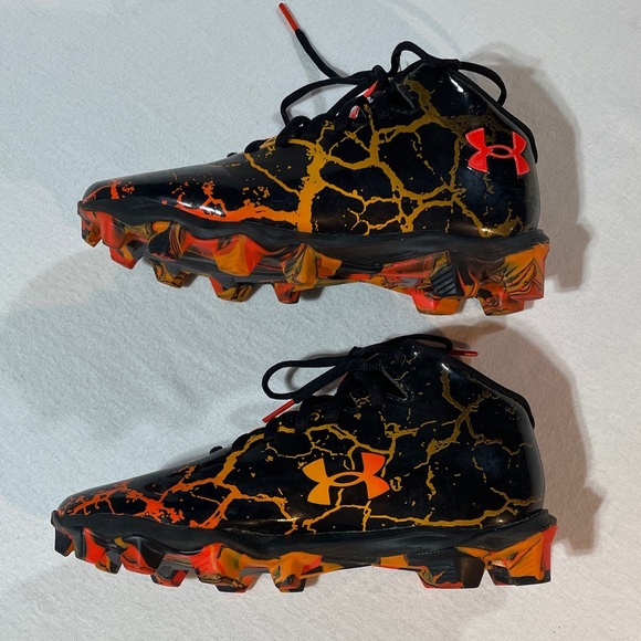 Under Armour Spotlight Franchise 4 RM Jr. Phoenix Fire Baseball Cleats EUC - Picture 3 of 15